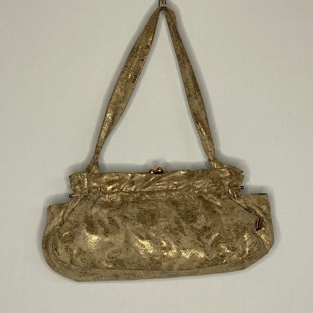 Lollipos Paris Pocketbook/Bag Gold & Tan